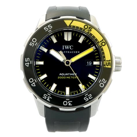 iwc aquatimer bracelet|iwc 2000 meter automatic aquatimer.